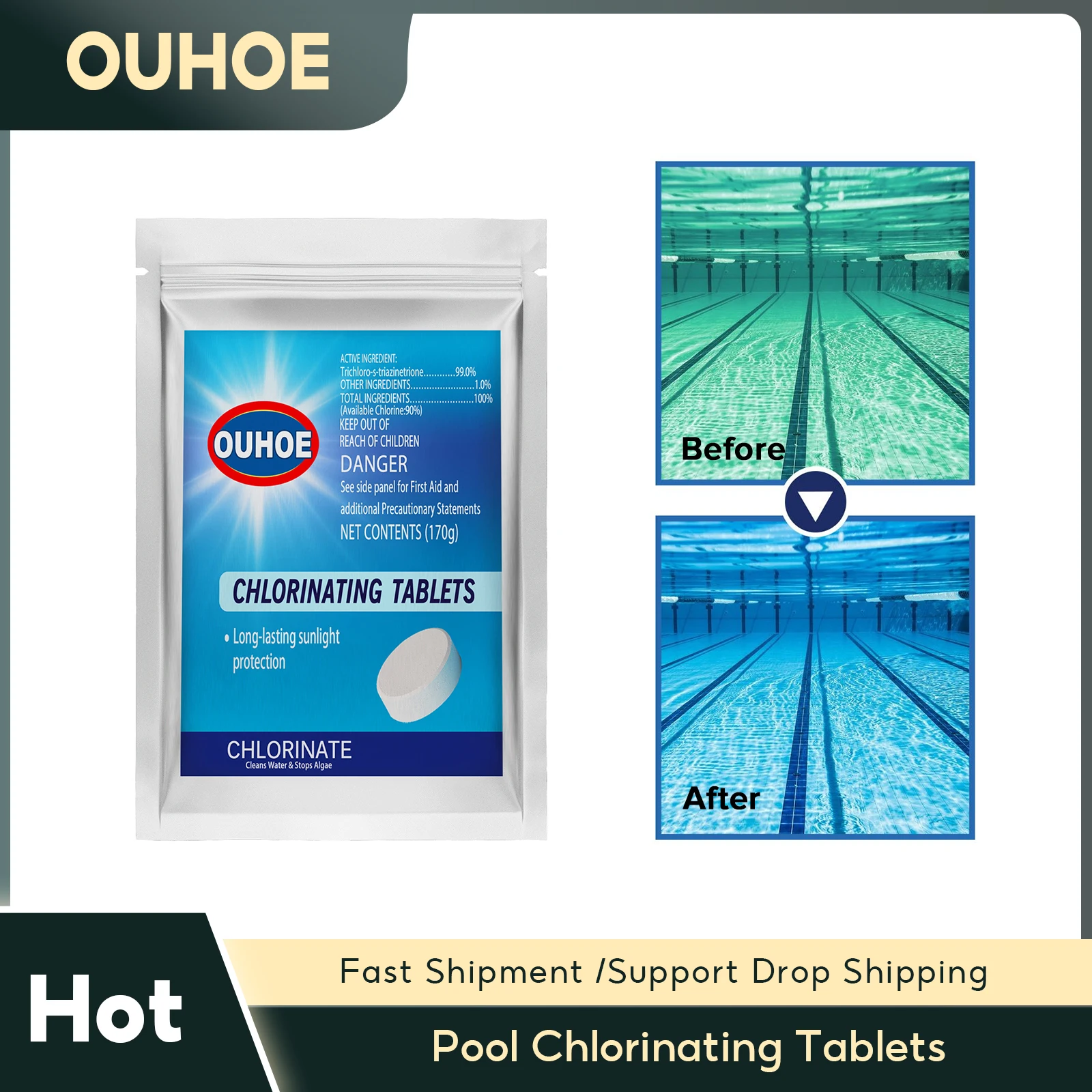 Таблетки хлорирующие для бассейна