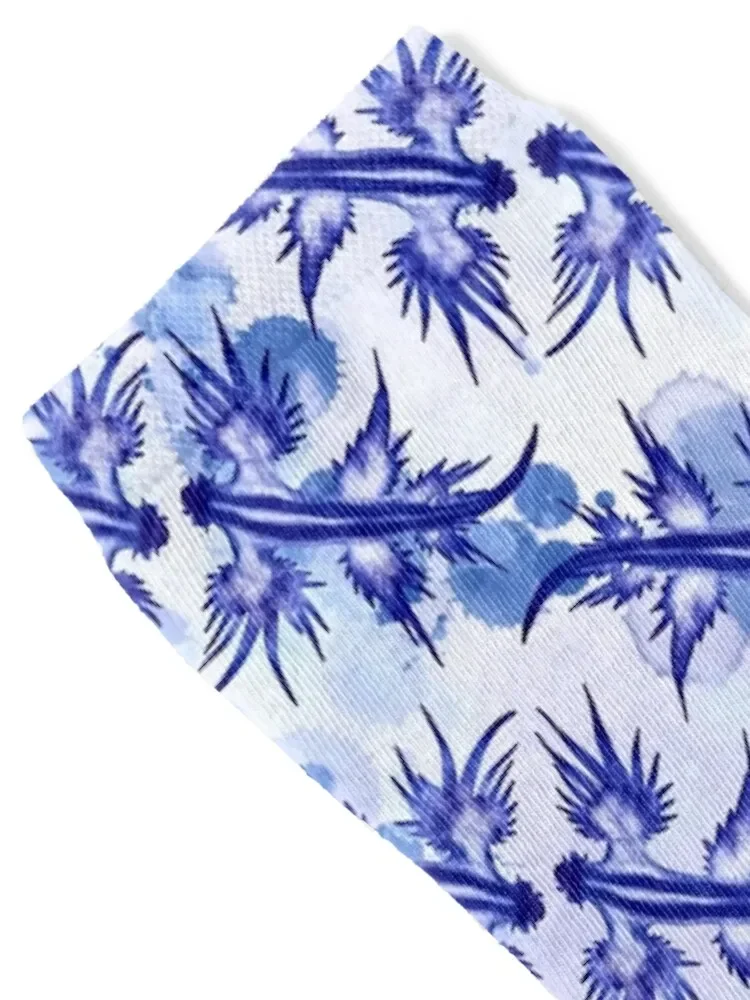 Голубой дракон морские чулки зимние эстетические аргентинские Бриллианты