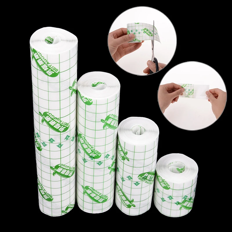 

5M Transparent Tape PU Film Adhesive Plaster Waterproof Anti-allergic Medicinal Wound Dressing Fixation Tape 5cm 10cm 15cm 20cm