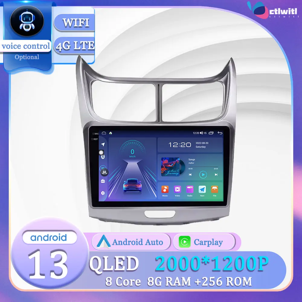 

Android 13 для Chevrolet SAil 2010-2013 сенсорный экран навигация Авторадио Carplay видео плеер GPS автомобильное стерео радио мультимедиа