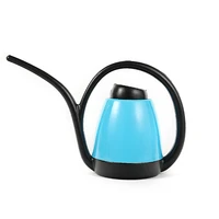 1 2l stainless steel watering pot gardening potted small watering can with handle for watering plants flower garden tool