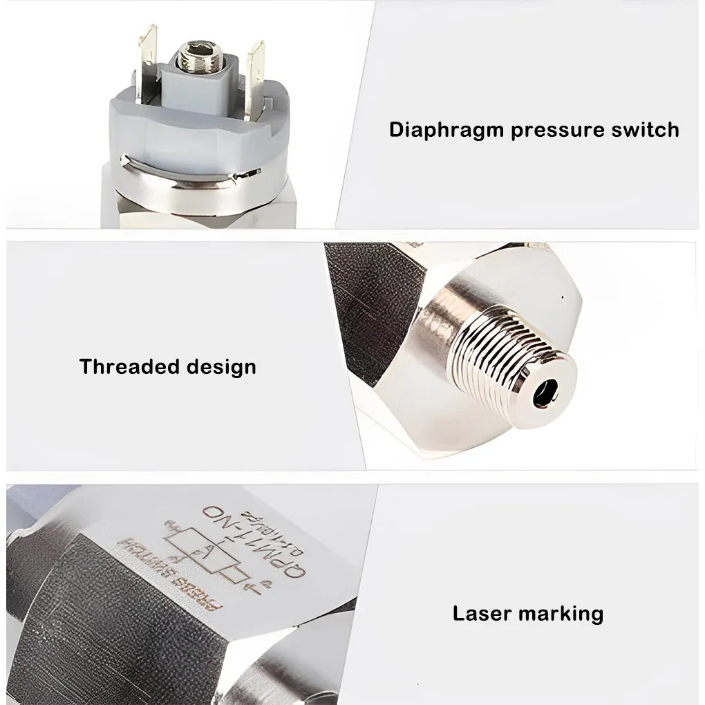 

1 2 3 Pressure Switch Adjustable Compressor Hydraulic Diaphragm Automatic Controller Small Repairing Shop Replacement Parts