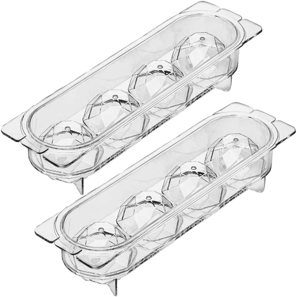 

Ice Molds Ice-Cube Tray Molds 2 Inch Ice-Cube Molds Plastic Ice Molds For Freezer, For Cocktails Whiskey