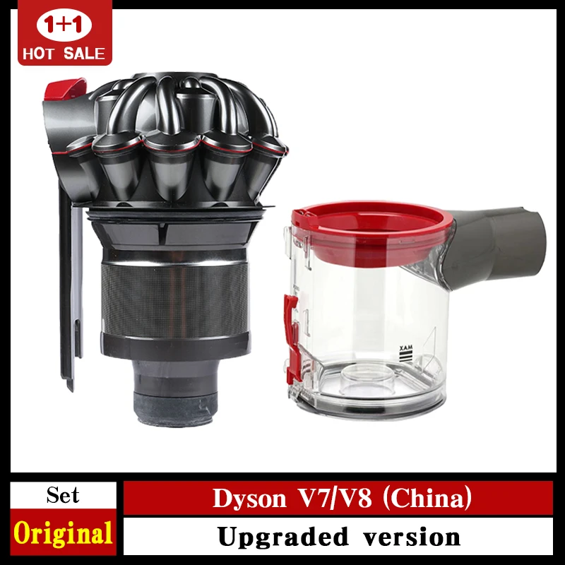 

For Dyson V8 V7 Original dust bin Replacement parts Cyclone dust Collector Robot Vacuum Cleaner dust bucket MotorHead Accesories