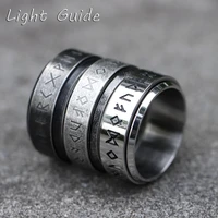 2022 new mens 316l stainless steel rings odin norse viking amulet rune ring for teen fashion animal jewelry gifts free shipping