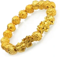 10mm fengshui prosperity bracelet natural bead bracelets single pi xiu pi yao attract wealth health and good luck wrist chain
