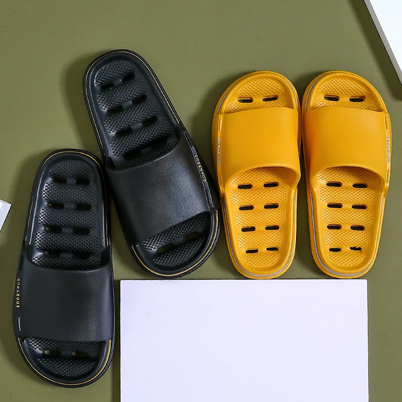 Шлепанцы для мужчин и женщин Эва Нескользящие однотонные повседневные летние