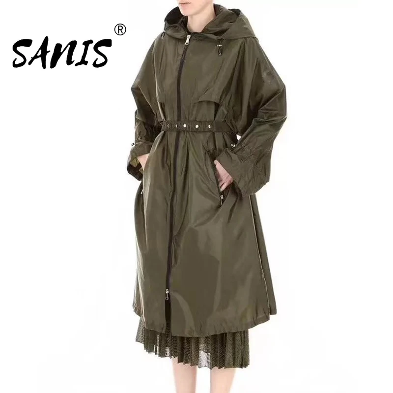 

Loose Sunscreen Clothes Windbreaker Long-Sleeved Women Clothing 2021 New Spring Autumn Fashion Ultra-Thin Breathable Trench Coat