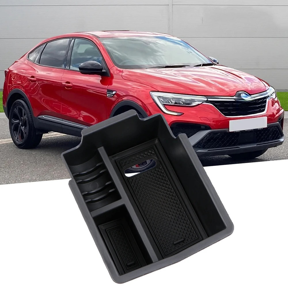 

Center Console Armrest Storage Box Holder For Renault Arkana 2021 2022 Samsung XM3 Car Central Organizer Tidying Accessories