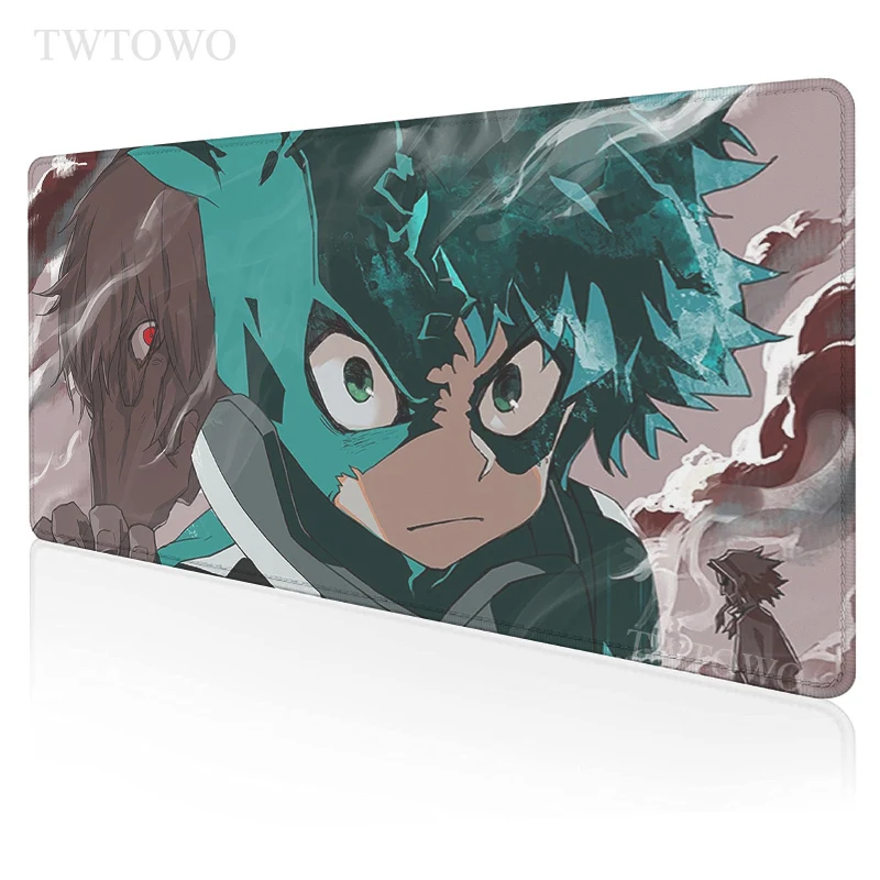 

Игровой коврик для мыши с героями аниме Моя геройская Академия Deku, большой новый коврик для мыши XXL, противоскользящий мягкий коврик для ком...