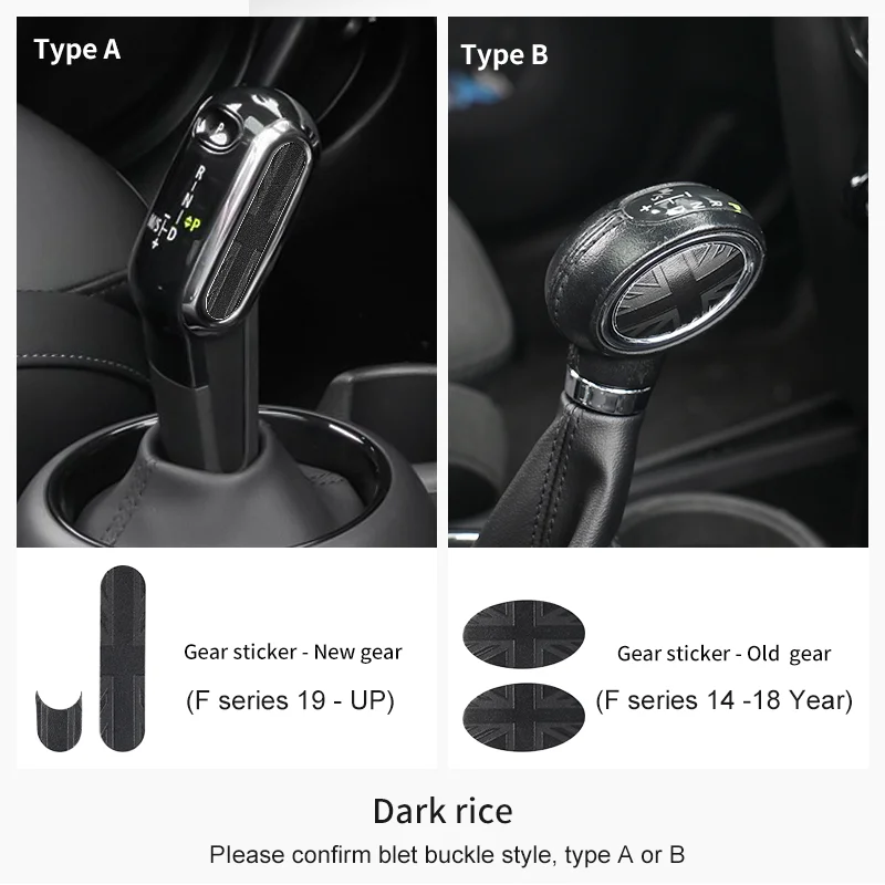 Автомобильные наклейки на крышку переключения передач для MINI Cooper JCW F56 F55 F54 F57 F60 Countryman Clubman, аксессуары для интерьера автомобиля