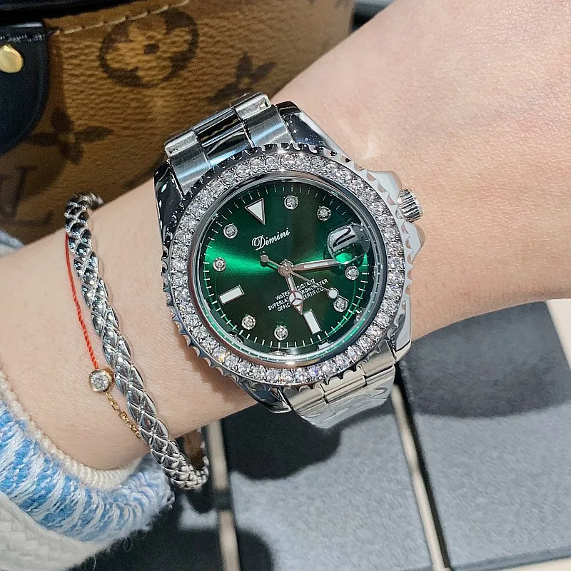 2022 New Diamond Women Watches Ladies WristWatch Luxury Brand Rhinestone Women's Bracelet Watch Female Relogio Feminino