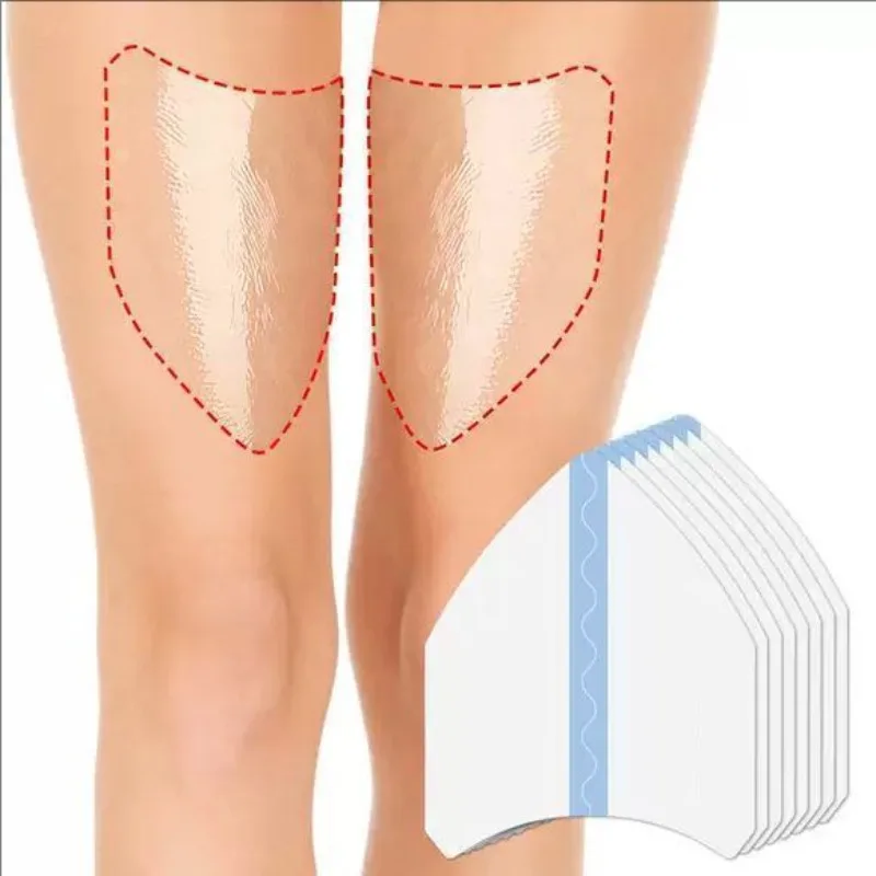 Фото Прозрачные многоразовые наклейки-пластыри для внутренней стороны бедер от пота и натирания, летние, невидимые, с эффектом снятия давления, для сухости кожи №4