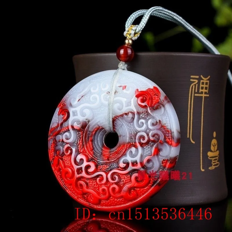 Натуральный Красный Белый Нефритовый камень Дракон фотоэлемент китайские