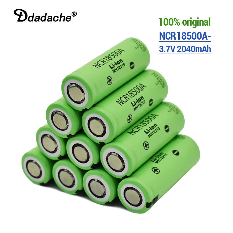

newest 100% Original 3.7V 18500 2040mah Lithium ion Battery For NCR18500A 3.6V Battery for Toy Torch Flashlight ect