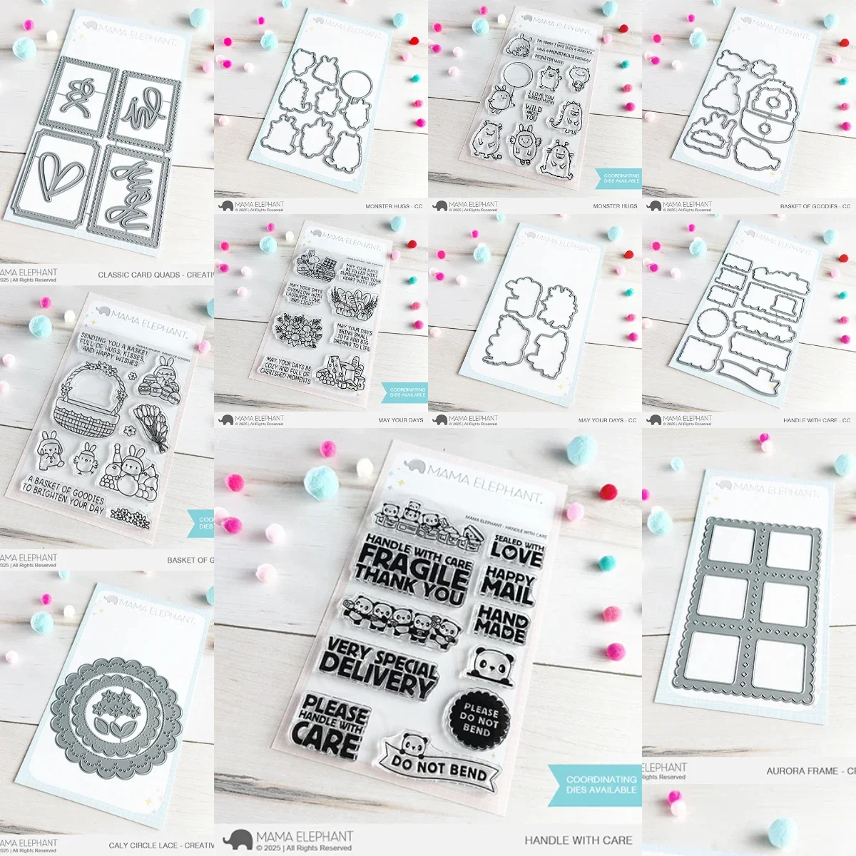 Корзина вкусов новинка 2025 штампы для резки Diy скрапбукинг ремесла шаблон