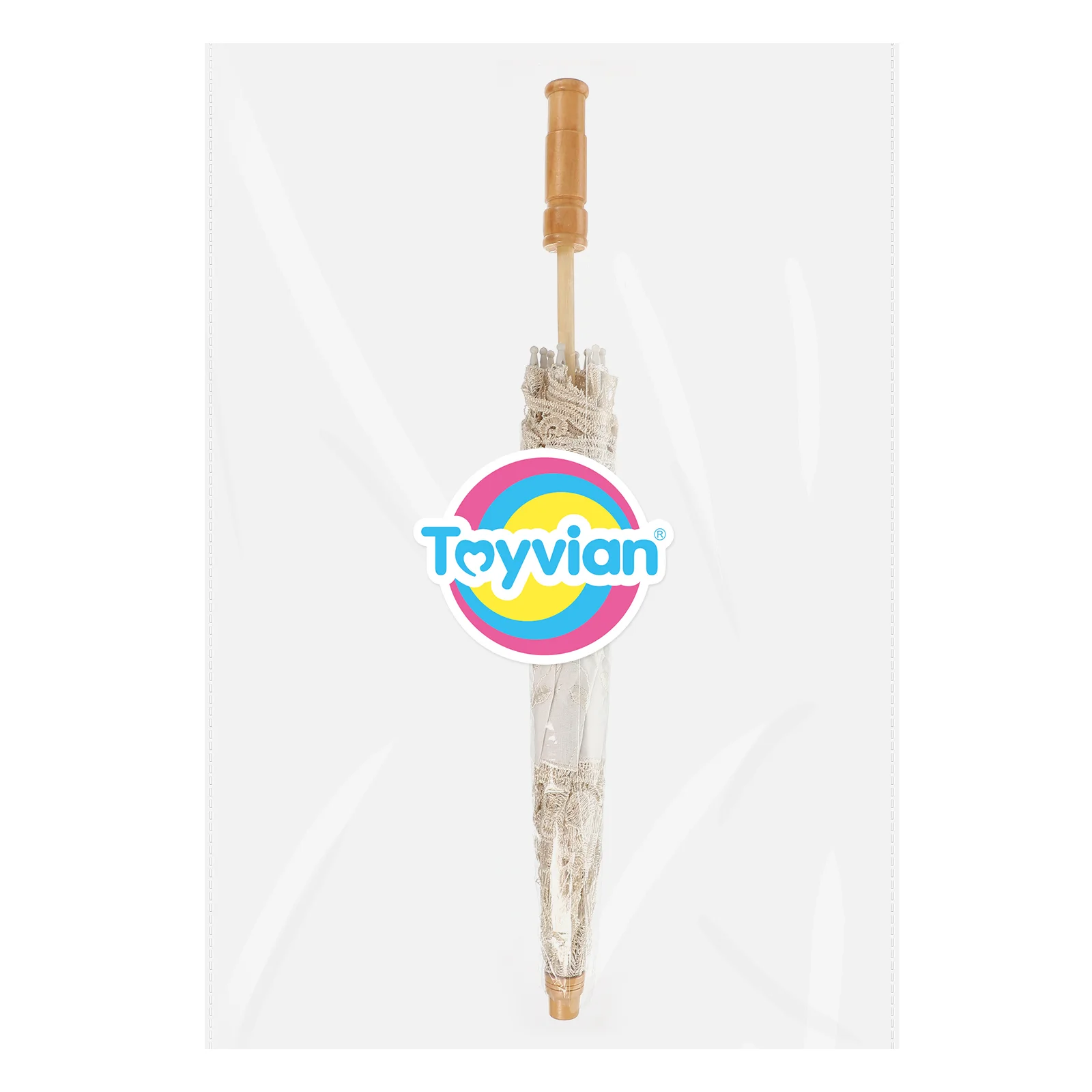 

Umbrella Lace Parasol Wedding White Vintage Bridalcotton Decorative Photography Embroidered Umbrellas Clear Partypastoral Tea