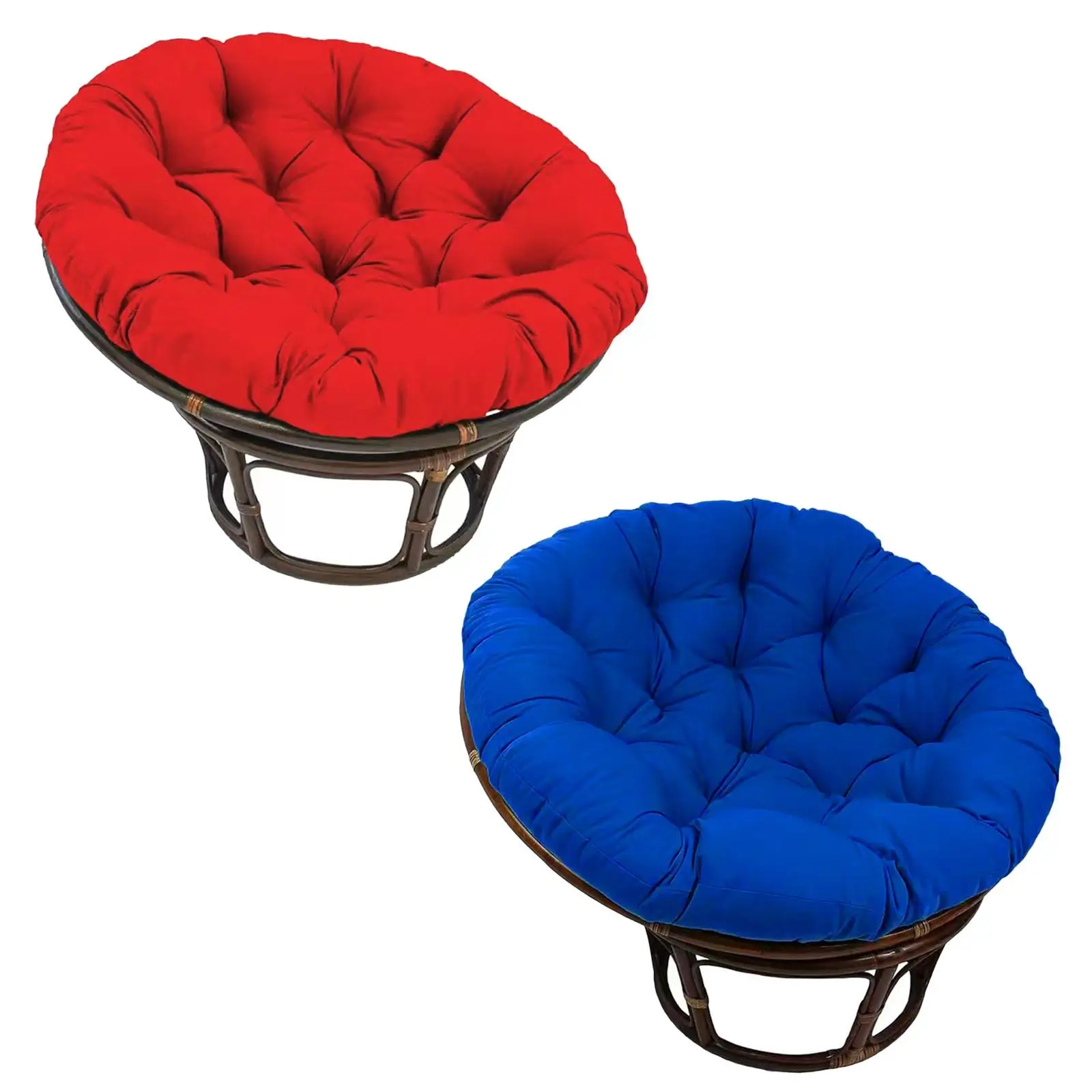 Thickened Overstuffed Round Cushion,Egg Swing Chair Cushion for Hanging Beds, Egg Chair 60cmx60cm