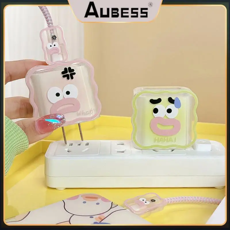 

Wear Resistance Cute Cartoon Multiple Colors Can Be Selected Data Cable Protector Breathable Soft Shell Wire Sorter Durable