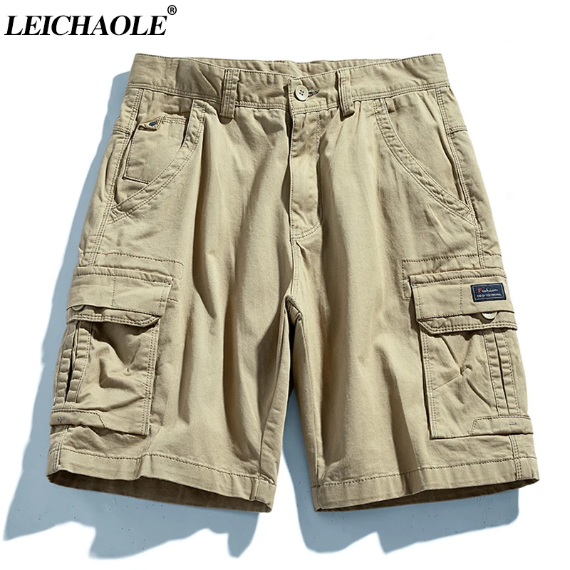 

Men 2023 Summer New Army Tactical Cargo Shorts Men Khaki Jogger Military Cargo Shorts Men Cotton Fashion Casual Loose Men Shorts