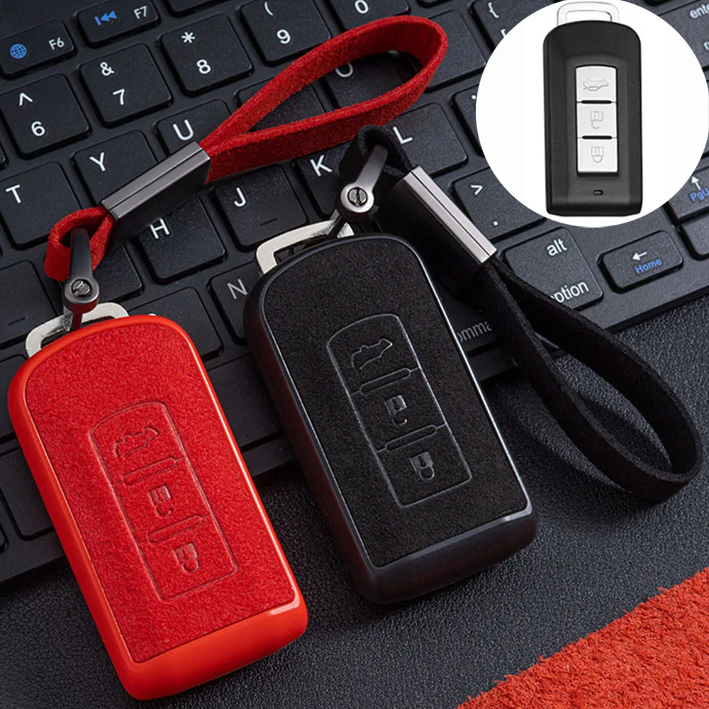 

TPU Car Key Case Cover Shell for Mitsubishi Pajero 3 Outlander III 2013 2019 for Mitsubishi ASX 2020 Accessories