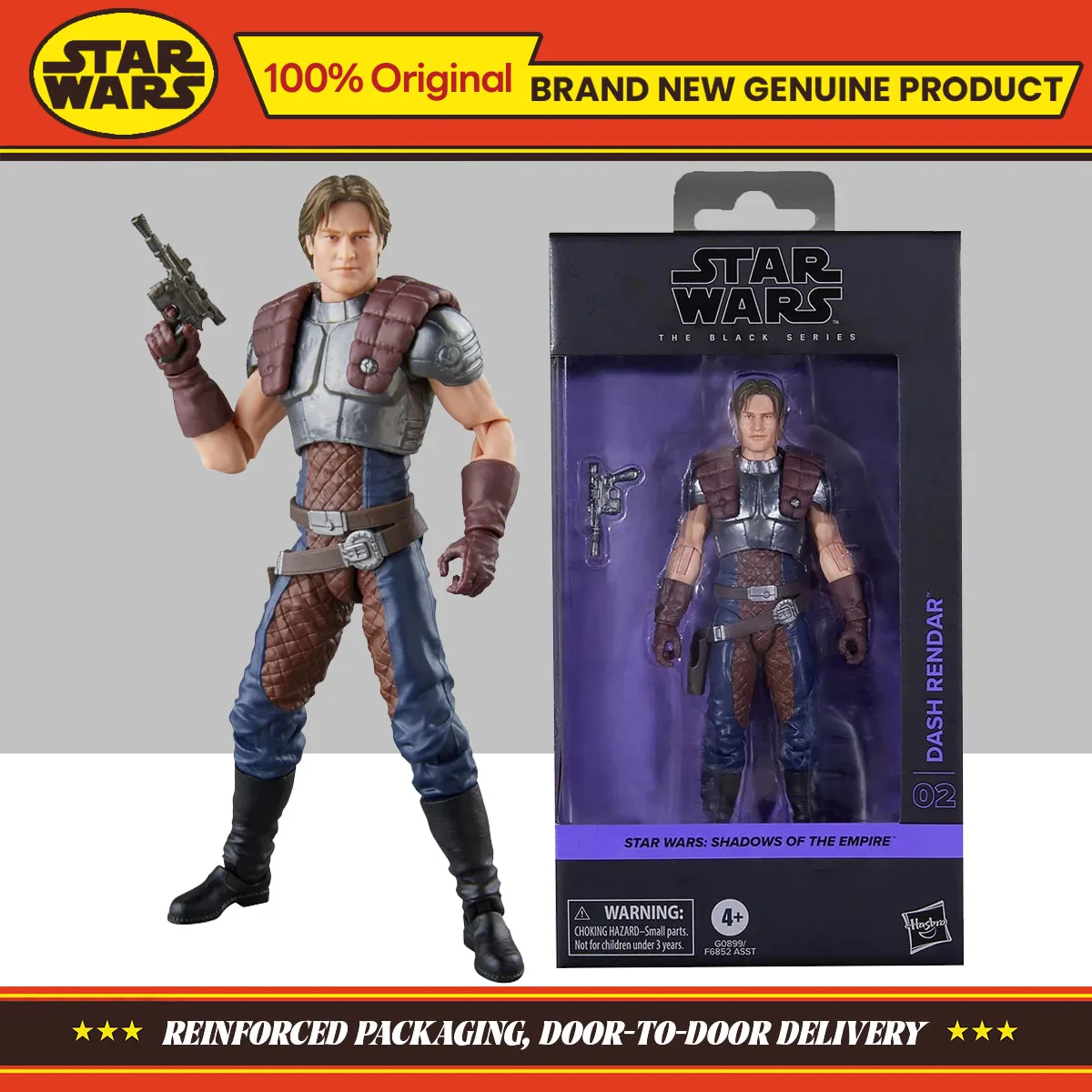 Фото 16 см Hasbro Star Wars The Black Series Dash Rendar (SHADOWS OF THE EMPIRE) Фигурка Коллекция моделей игрушек №1