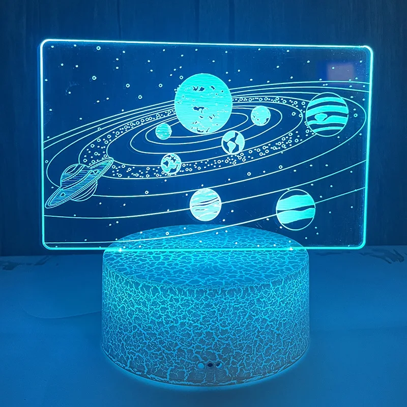 Креативная красочная акриловая светодиодная лампа только красивый ночной