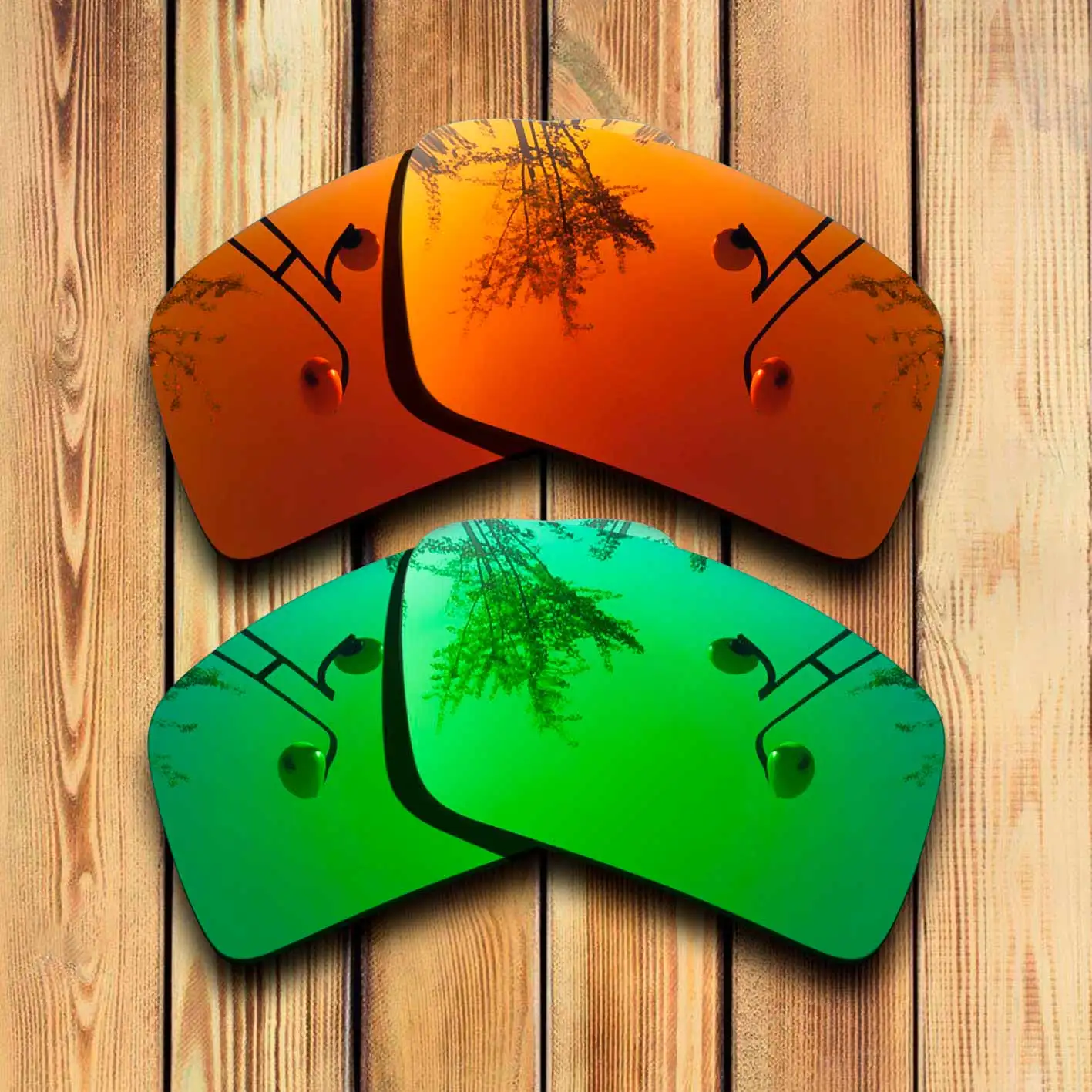 100% точно вырезанные поляризационные сменные линзы для солнцезащитных очков