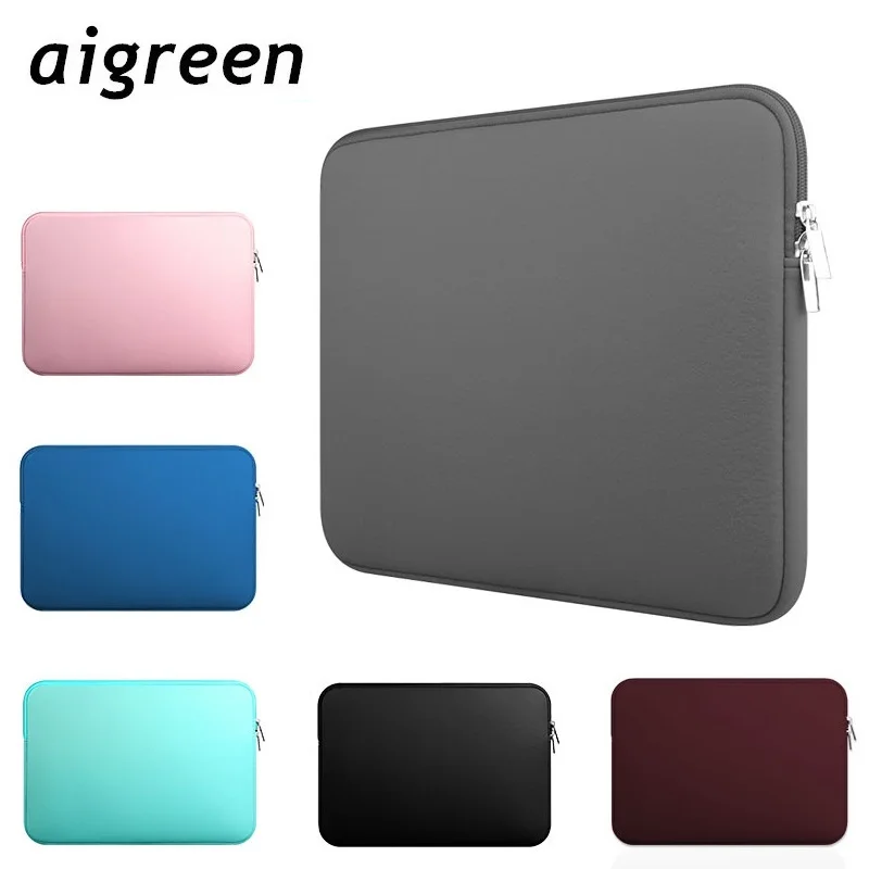 

Brand Aigreen Laptop Bag 11,12,13,14,15.6 Inch,Sleeve Case For Macbook Air Pro M1 2 Notebook Computer PC Man Women Lady Dropship