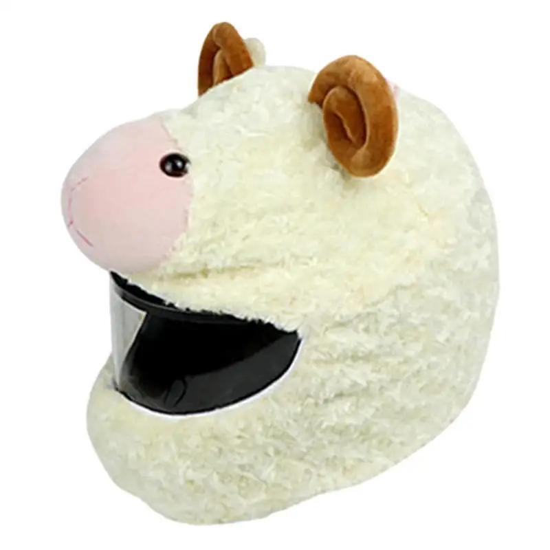 

Motorcycle Headgear Accessories Motorcycle Funny Cartoon Plush Headwear Cover Bike Ski Summer Winter Year-Round Multi-Sport For