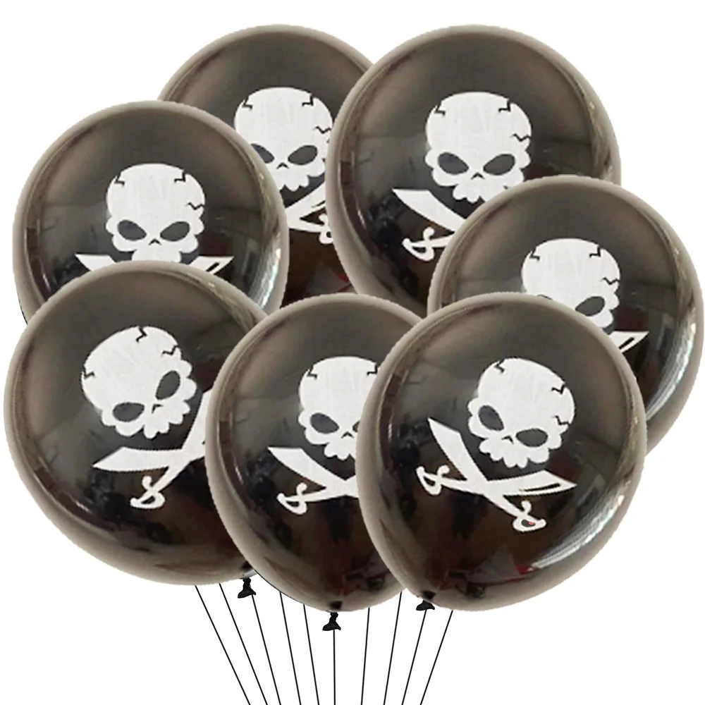 

20Pcs Skull Latex Balloons 12 Inch Halloween Themed Day of the Dead Halloween Day of the Party Decorations Supplies