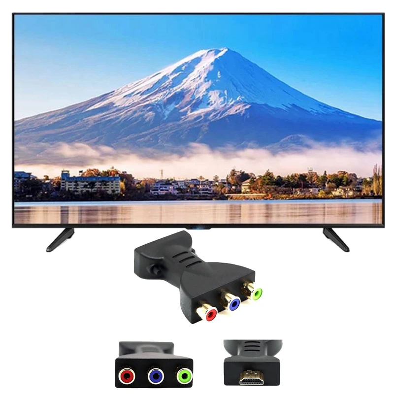 

Конвертер Av Hd в Av 3Rca адаптер Кабельный адаптер для Av красный синий зеленый RGB Разъем разницы в цвете