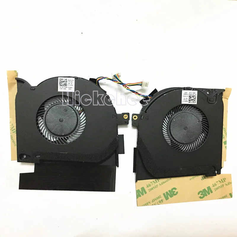 

NEW CPU fan & GPU Fan for Dell Alienware M15 R1 2019 0PDMM0 PDMM0 0V1FR8 V1FR8 COOLING FAN radiator fan