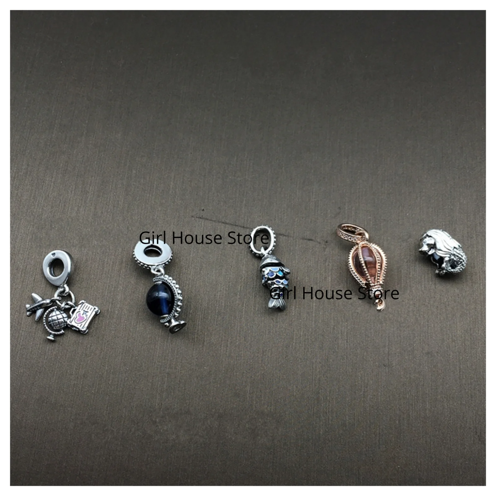 2022 Летняя новинка - Серебряный аксессуар с синим глобусом, планкой для съемки и парусником. Высококачественные украшения подходят для оригинального браслета Pandora.