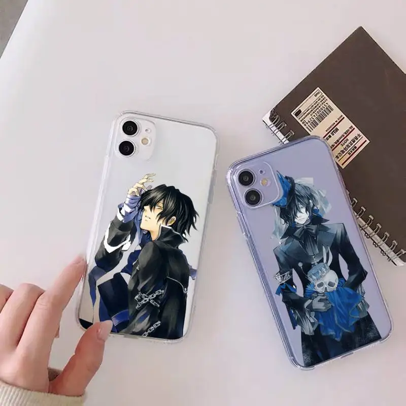 

Pandora Hearts anime Phone Case Transparent soft For iphone 12 11 13 7 8 6 s plus x xs xr pro max mini
