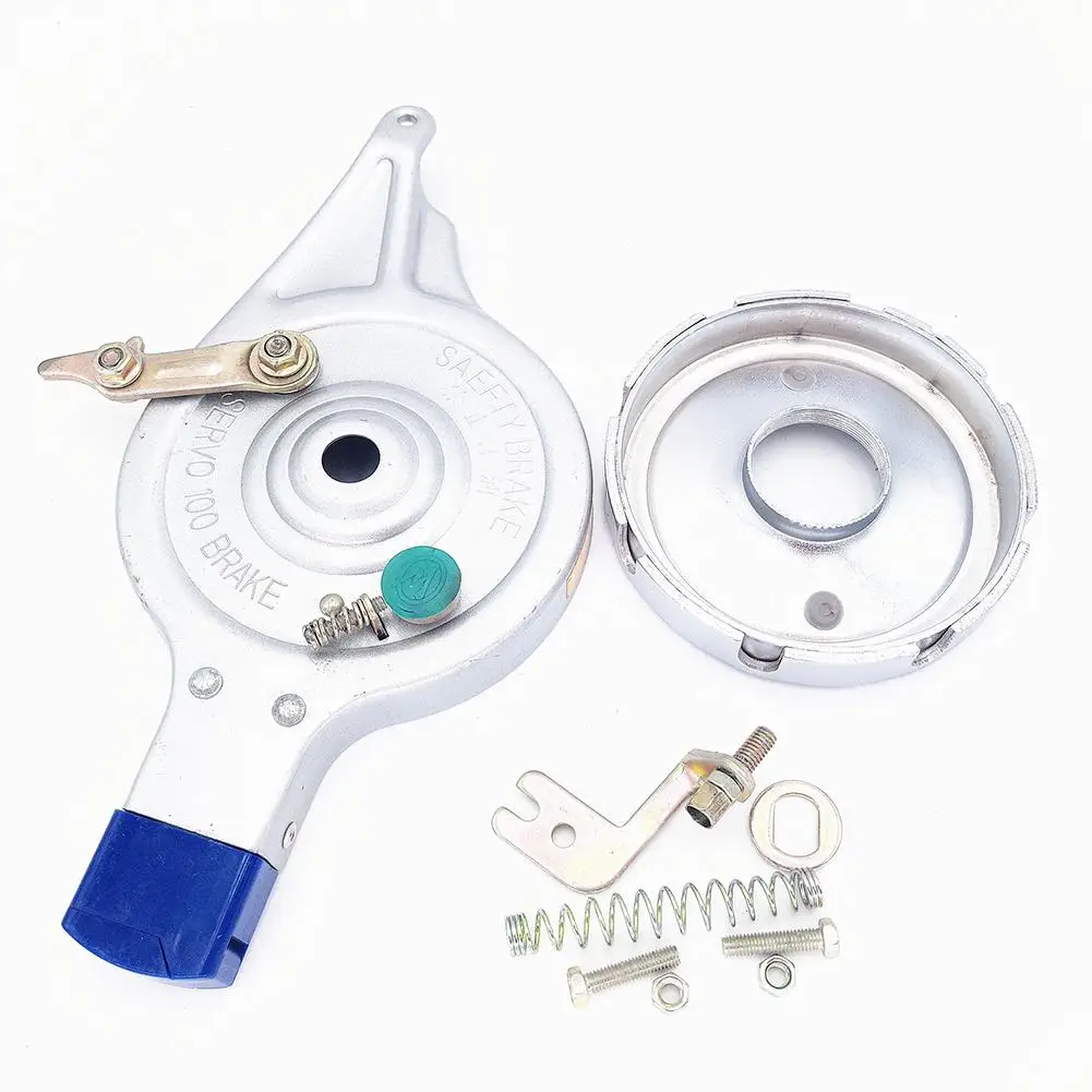 

Electric Bicycle Rear Brake 90/100 Type with Lock Noiseless Anti Lock Electric Bike Rise Brake Assembly Black Silver Random