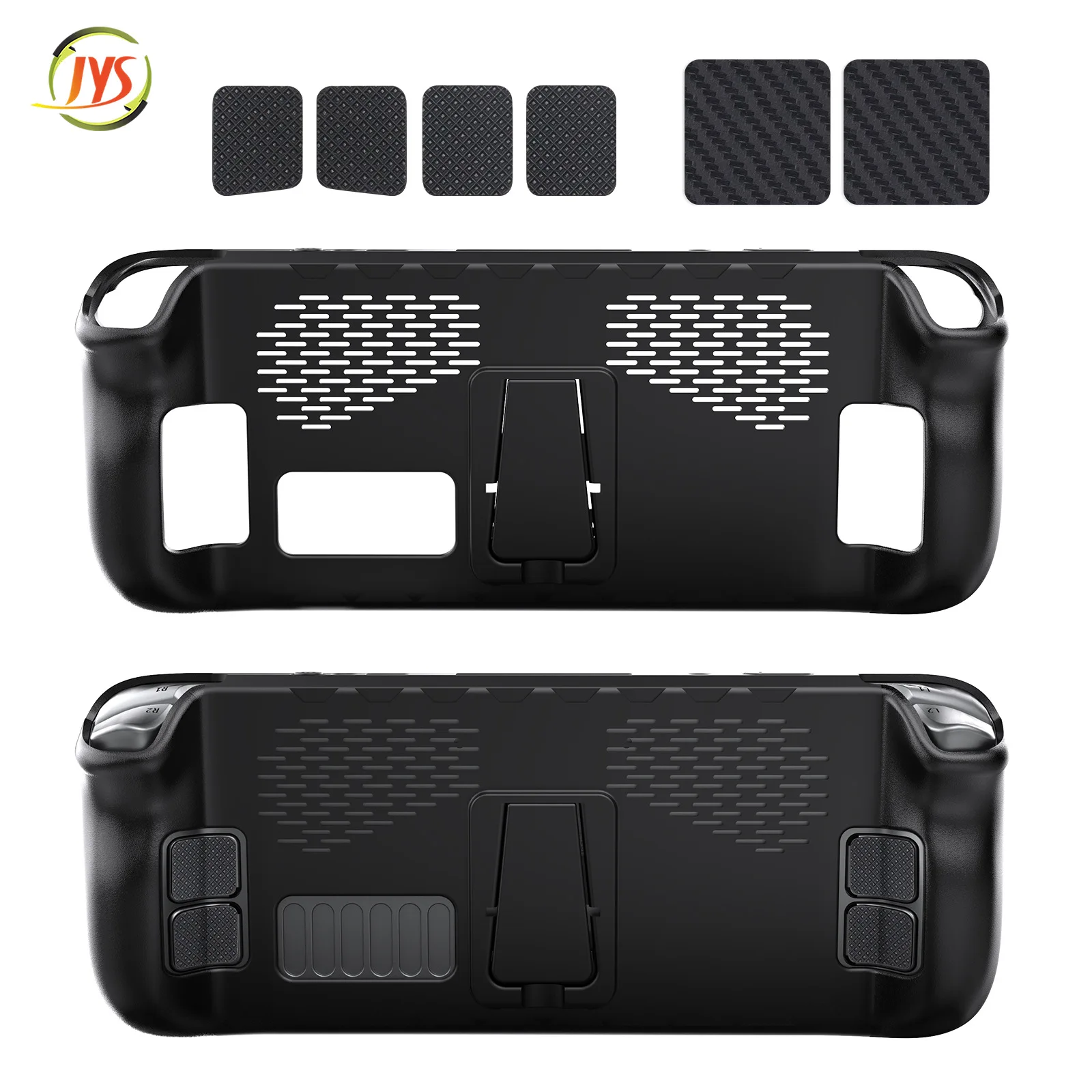 For New Steam Deck handheld TPU Case for Steam Deck Cover Fashion Protective Cases With the support Trackpad button sticker set enlarge