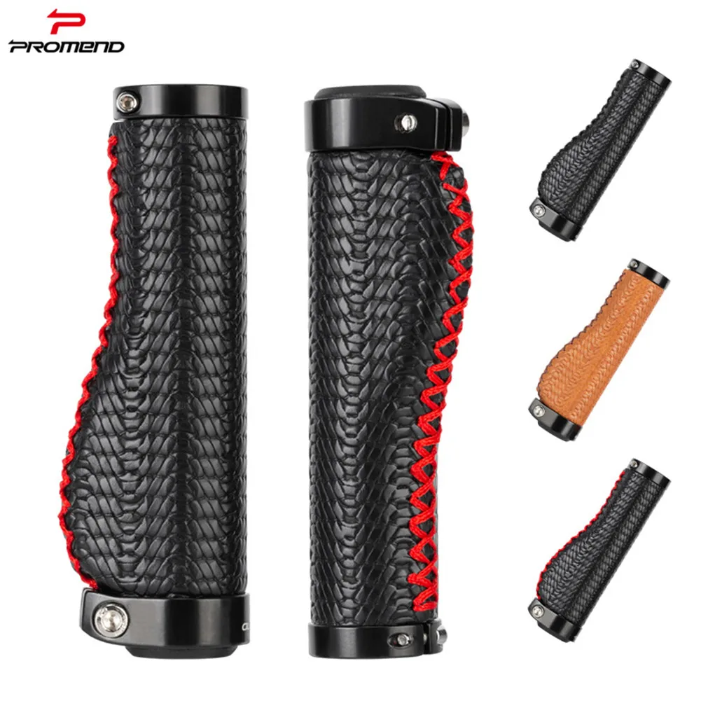 

Bicycle PU Handle Bar Grips Double Lock On MTB Mountain Bike Road Bicycle Grip Bicycle Accessories Parts For Cycling Sports