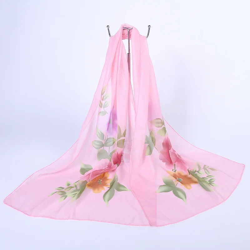 

spring silk scarf long sun protection shawl women's scarf one