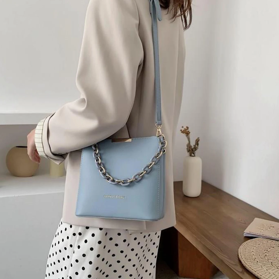 PU Luxury Solid Handbags Womens Bags For Woman 2023 Ladies Hand Bags Women's Crossbody Bags Purse Phone Wallet Shoulder Bag