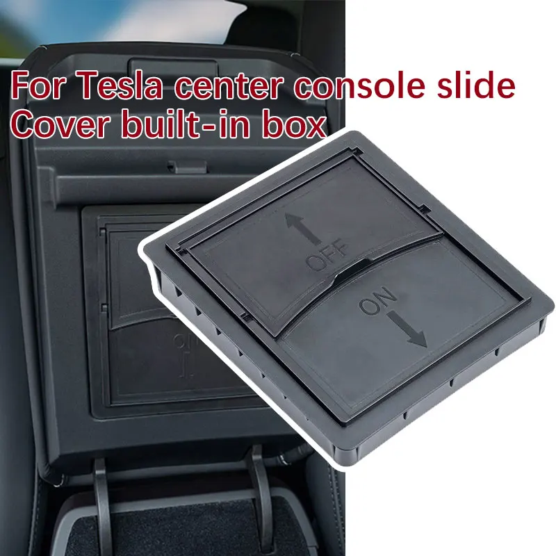 

For Tesla Model 3 Model Y 2021 Car Organizer Holder Stowing Tidying Auto Car Accessories Central Armrest Hidden Storage Box