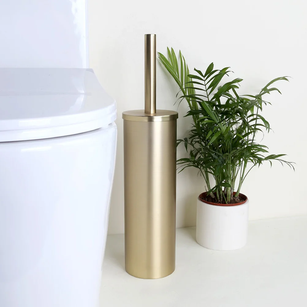 

1PC Creative Handle Stainless Steel Modern Brush and Holde Set for Restroom Bathroom Hotel