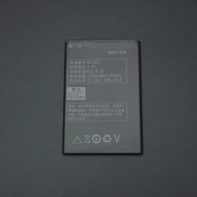 

Для Lenovo A66 батарея BL203 Высокое качество 1500 мАч батарея Замена для Lenovo A66 A278T A365E A308T A369 A318T A385E