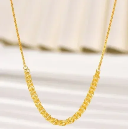 Ожерелье с хвостом феникса из 18-каратного золота для женщин модные ювелирные