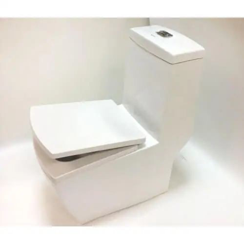 Унитаз-моноблок Arcus 050 белый горизонтальный выпуск сиденье из дюропласта с