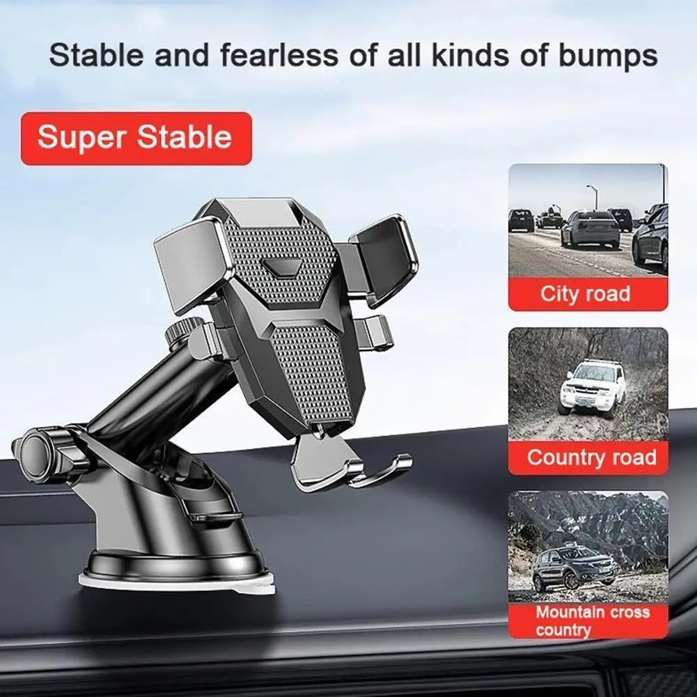 

Кронштейн для автомобиля с автоматической блокировкой, телескопическая навигационная подставка с силиконовой присоской E9s9