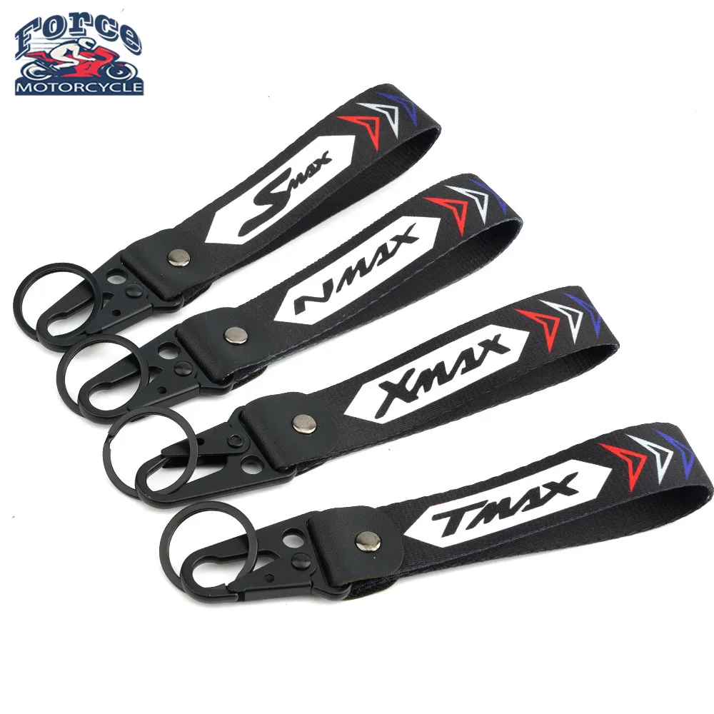 

Motorcycle Keychain For Yamaha Smax155 Smax Nmax 155 Xmax 125 250 300 400 TMax 500 530 560 Keyring Key Chain Holder Tag Men Gift