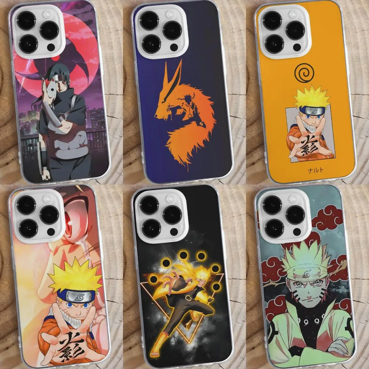 

Naruto Iphone 14 Pro Max Case 13 12 11 X XR XS 8 7Plus Silicone Toys Sasuke Soft Anime Transparent Fall Resistance Mobile Phone