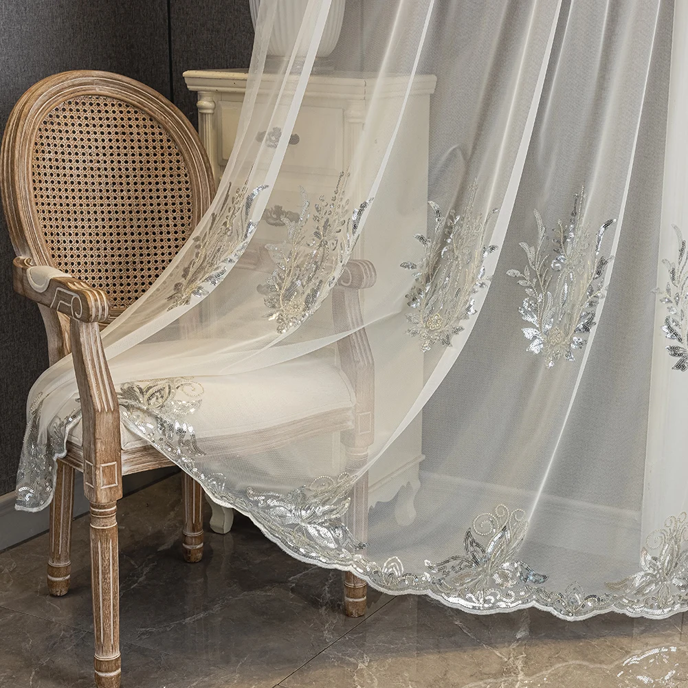 LOZUJOJU вафельная занавеска в европейском стиле с цветочной вышивкой вуаль