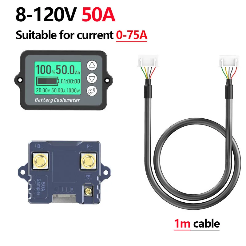 

TK15 Кулоновый Измеритель 50A/100A/350A Точный Тестер Емкости Аккумулятора Для Электрических Велосипедов/очиститель Аккумулят...